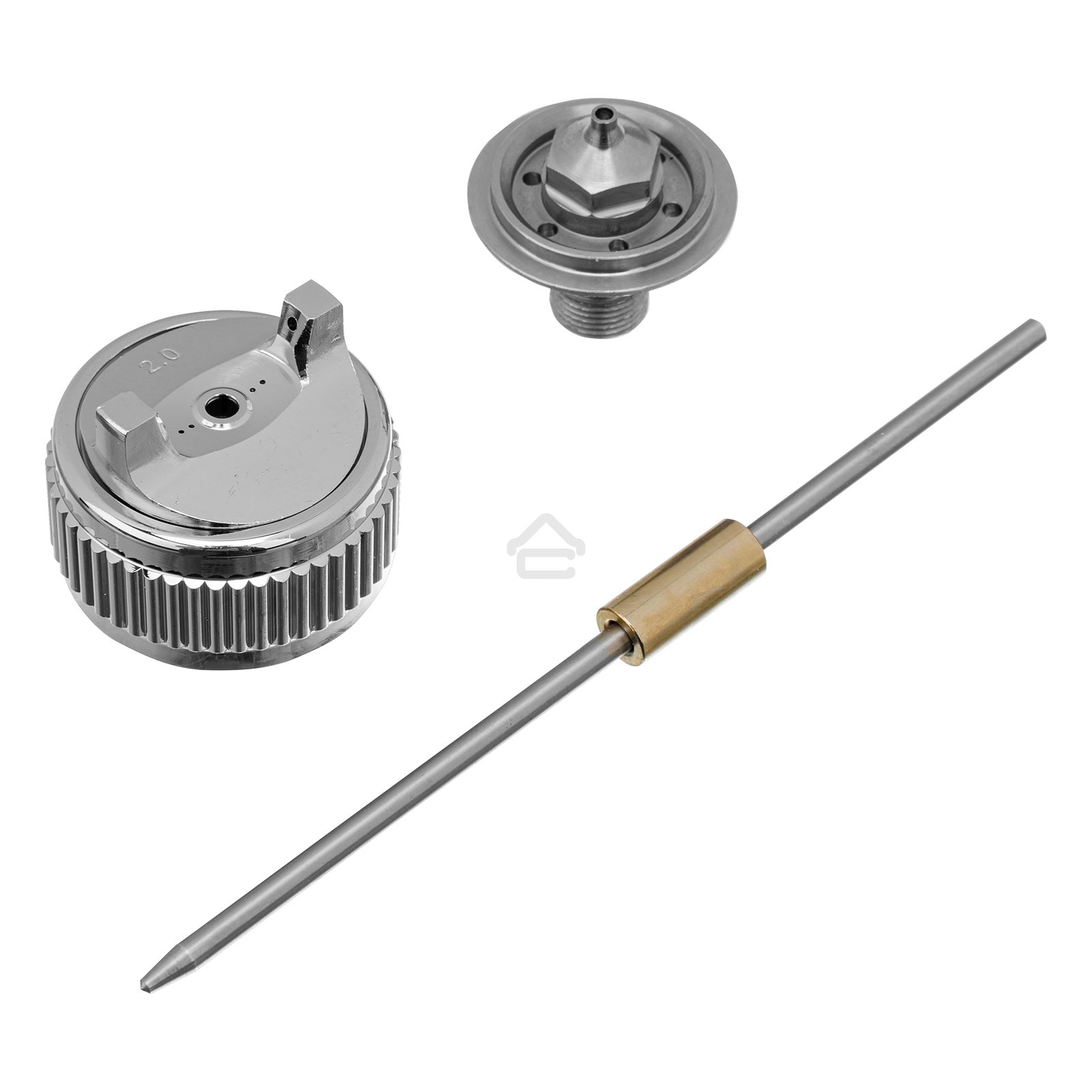 Комплект для краскораспылителя Matrix: сопло 2 мм, игла, форсунка