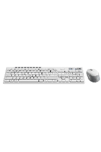 Комплект беспроводной Genius Smart KM-8230 WHITE, клавиатура+мышь, USB, 1 мини-ресивер на оба устройства. Клавиатура: 104 клавиши кнопка SmartGenius, клавиши т