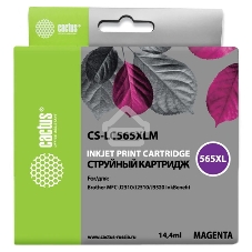 Картридж струйный Cactus CS-LC565XLM пурпурный (14,4 мл) для Brother MFC-J2510