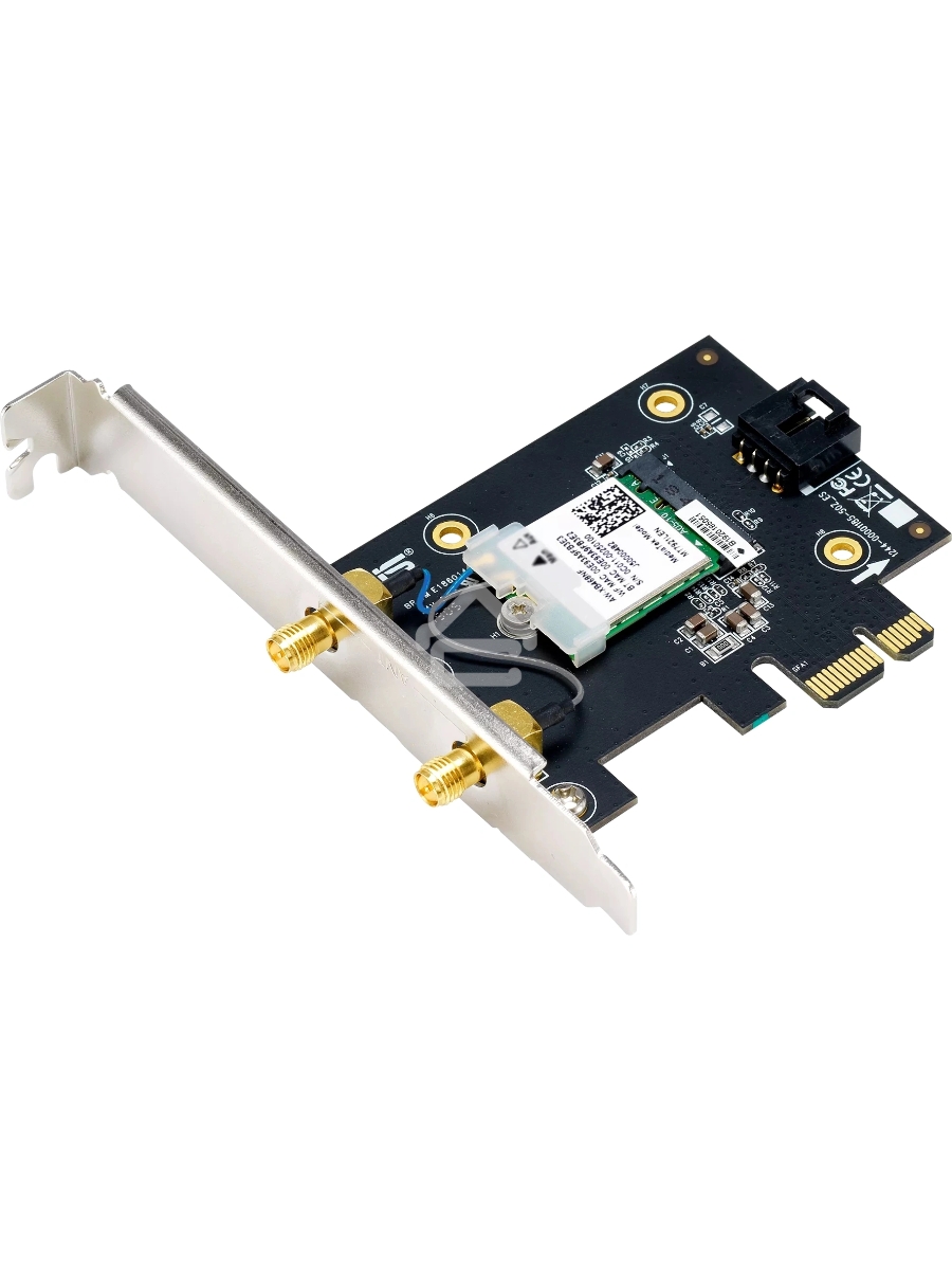 Сетевой адаптер Wi-Fi + Bluetooth Asus PCE-BE6500 BE6500 PCI Express 2ант.