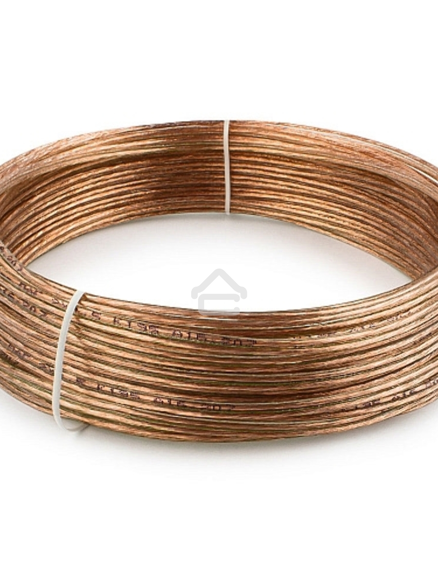 Акустический кабель Cablexpert CC-TC2x0,5-15M, прозрачный,  15 м, бухта