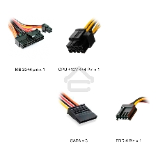 Блок питания Inwin/Powerman PM-300ATX, 300Вт, 80мм, серый