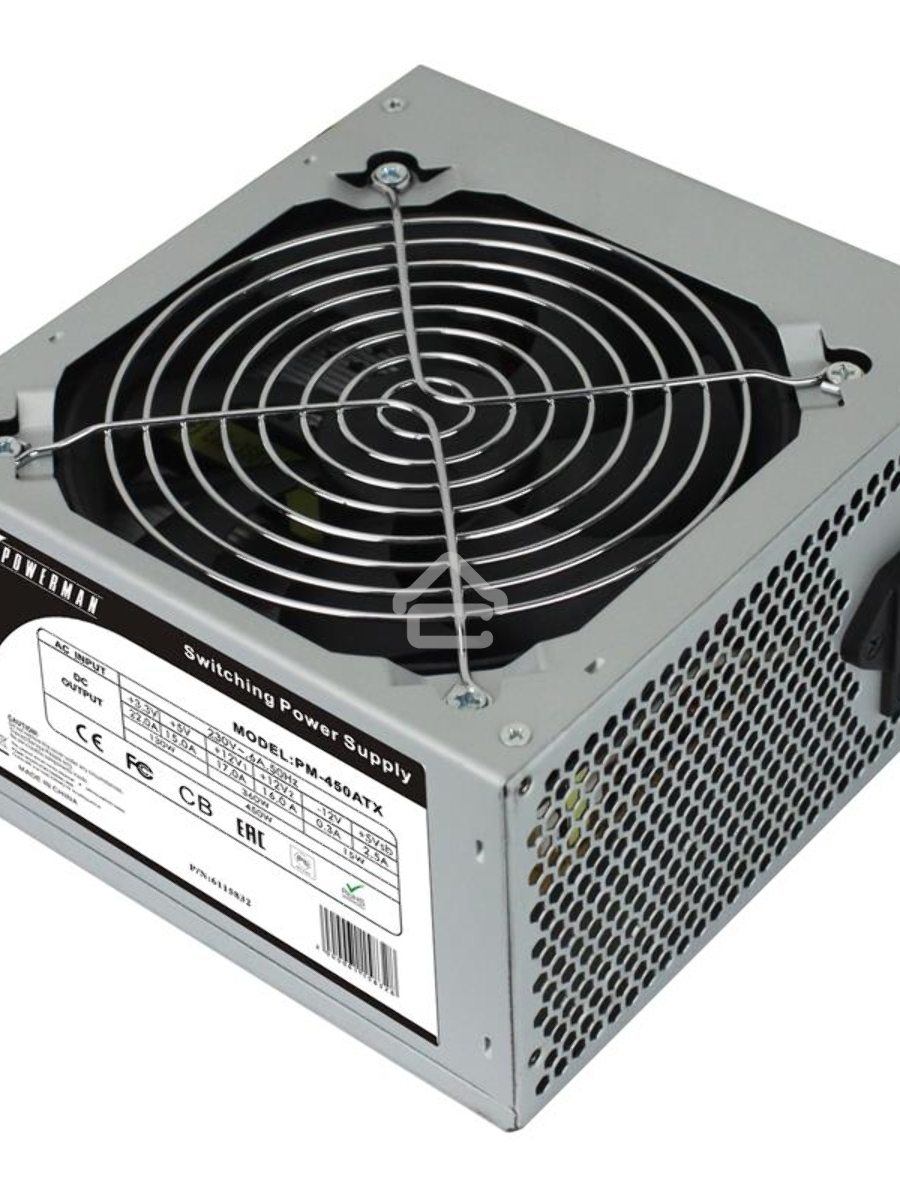 Блок питания Inwin / Powerman PM-450ATX, 450Вт, 120мм, серый