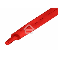 Термоусаживаемая трубка Rexant 22,0/11,0 мм, красная, упаковка 10 шт. по 1 м