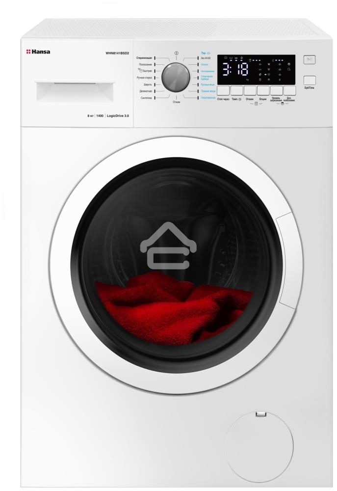 Стиральная машина Hansa WHN8141BSD2 белый загр. фронтальная макс.: 8 кг 1400 об/мин класс: А+++