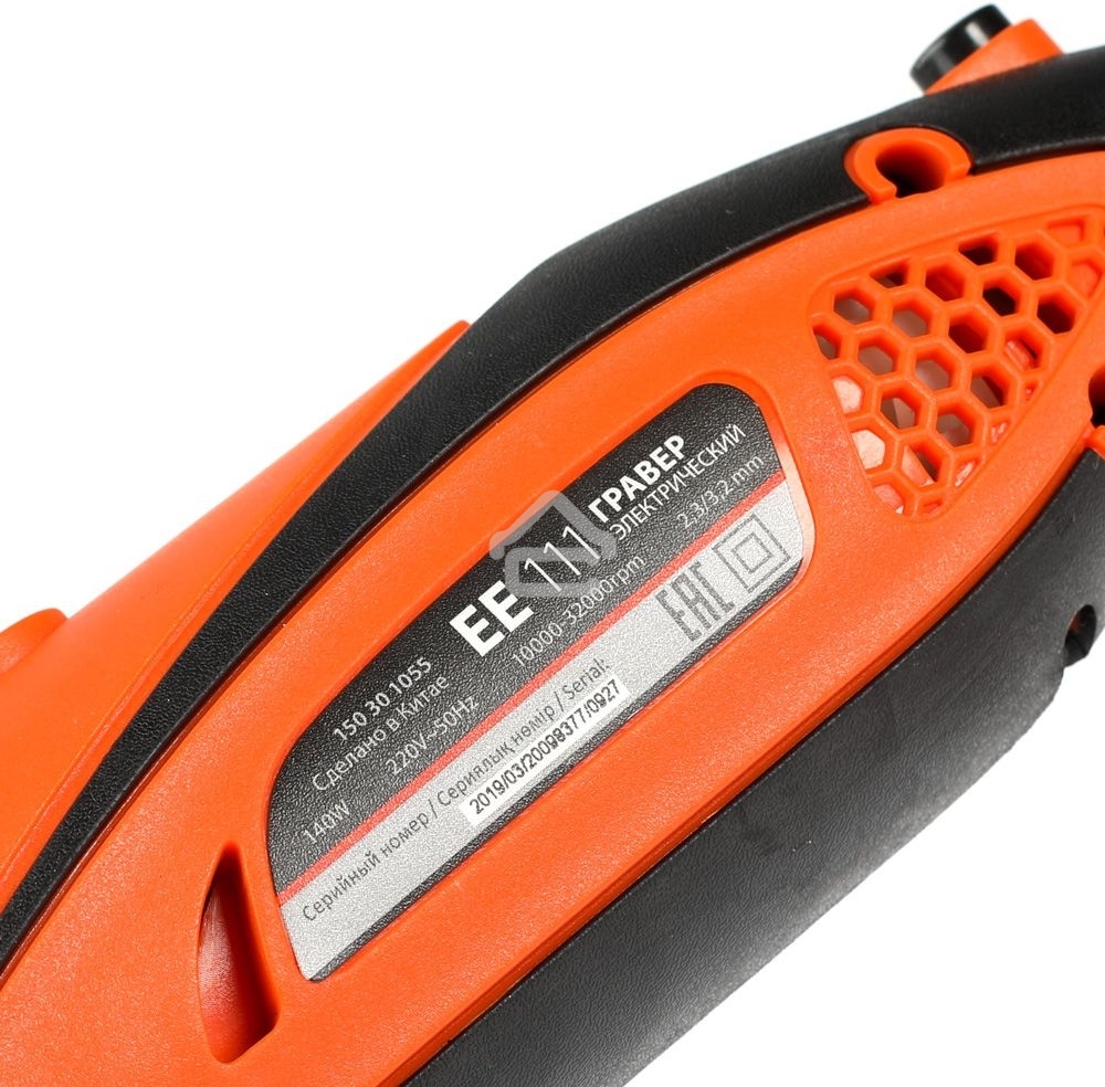 Прямошлифовальная машина (гравер) PATRIOT EE 111 с гибким валом, 140Вт, 210 насадок в комплекте, кейс