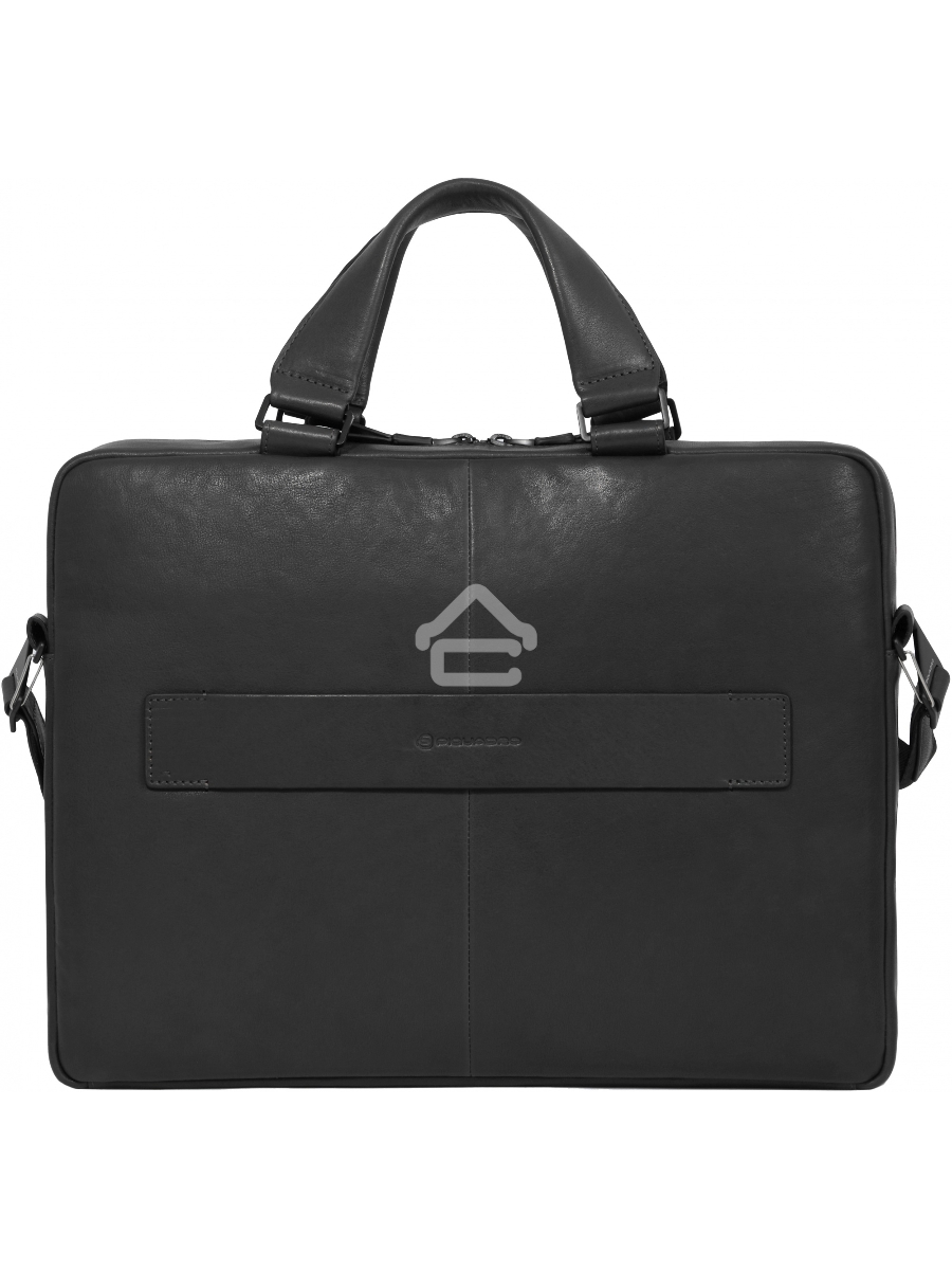 Сумка для ноутбука Piquadro Harper CA4098AP/N, натур.кожа, черный