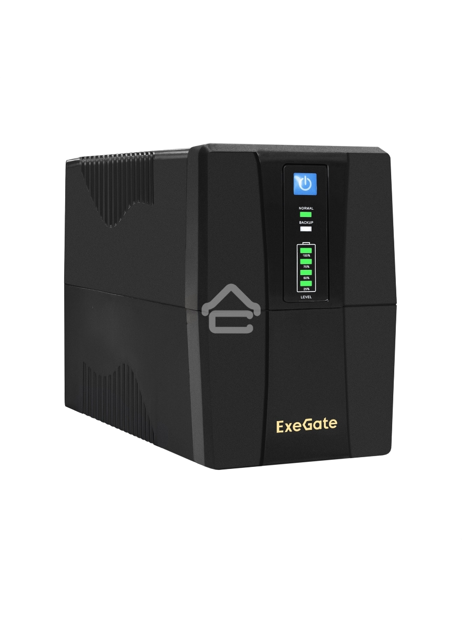 Источник бесперебойного питания ExeGate EP285472RUS Power Back BNB-850.LED.AVR.C13.RJ.USB <850VA/480W, LED, AVR,4*IEC-C13, RJ45/11, USB, Black>