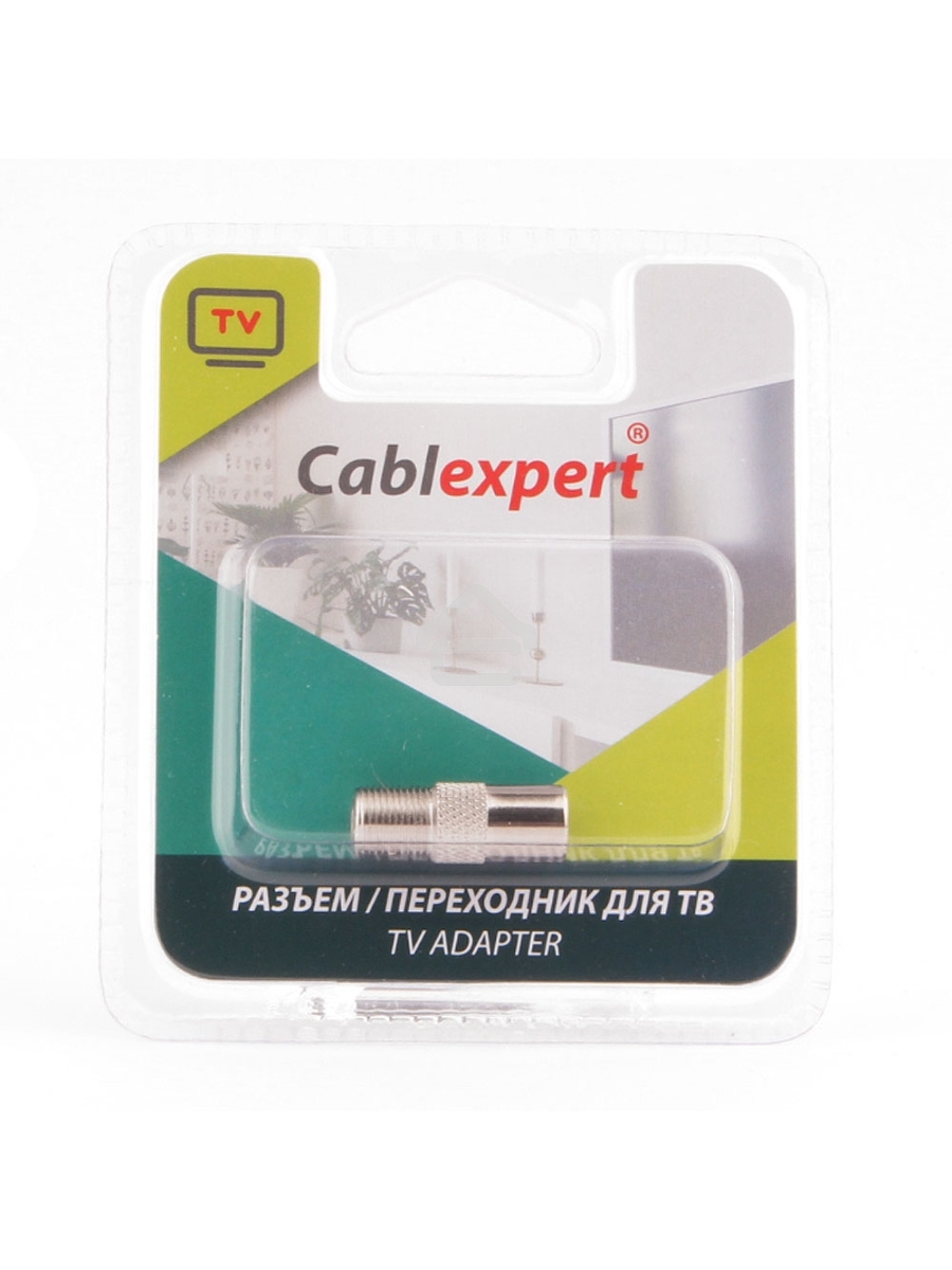 Переходник Cablexpert APL-FTVM-01, F (мама) / TV (папа), блистер