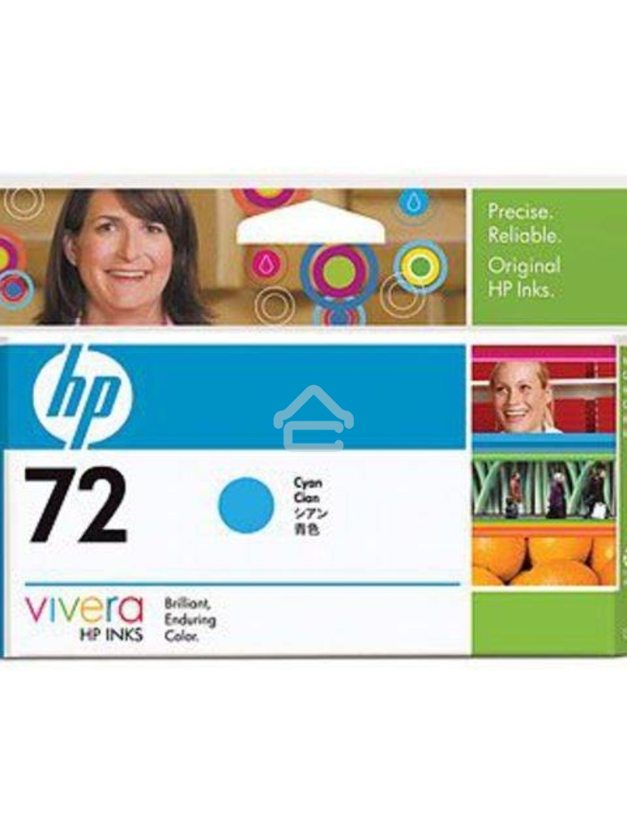 Картридж струйный HP №72 C9371A голубой для HP DJ T1100/T610 (130мл)