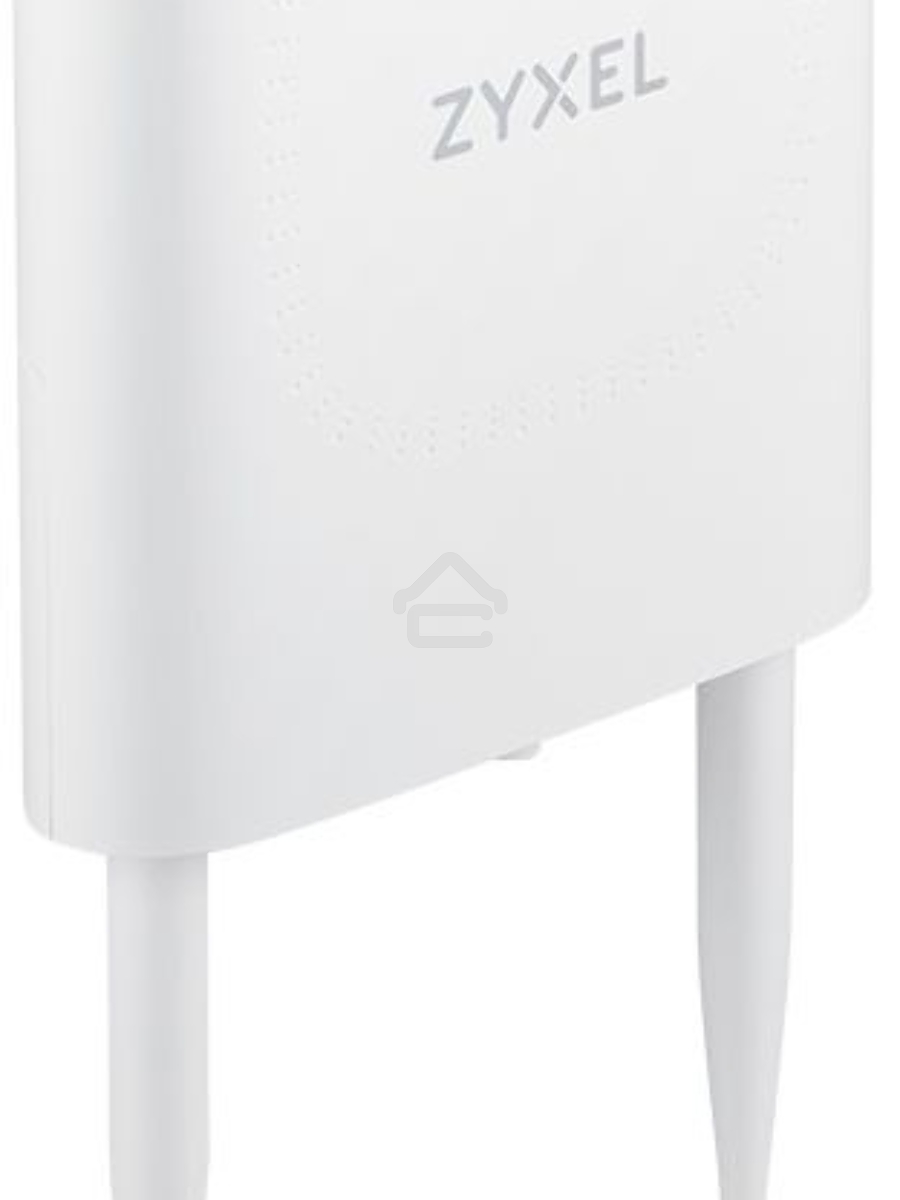 Гибридная уличная точка доступа Zyxel NebulaFlex NWA55AXE, 802.11a/b/g/n/ac/ax (2,4 и 5 ГГц), внешние антенны 2x2 (в комплекте), до 575+1200 Мбит/с, 1xLAN GE, защита от 4G/5G, без поддержки Captive po