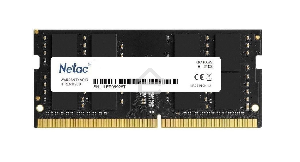 Оперативная память NETAC Basic, DDR4, 8GB (1x8GB), 3200MHz, CL22, SO-DIMM