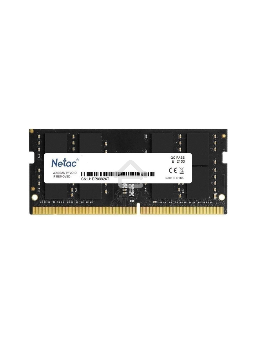 Оперативная память NETAC Basic, DDR4, 8GB (1x8GB), 3200MHz, CL22, SO-DIMM