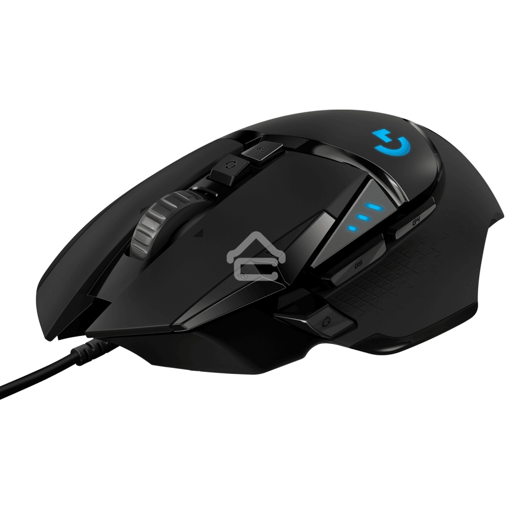 Мышь проводная Logitech G502 HERO черный, 25600 dpi, USB, кнопки - 11