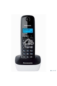 Телефон беспроводной (DECT) Panasonic KX-TG1611RUW (белый) {АОН, Caller ID,12 мелодий звонка,подсветка дисплея,поиск трубки}