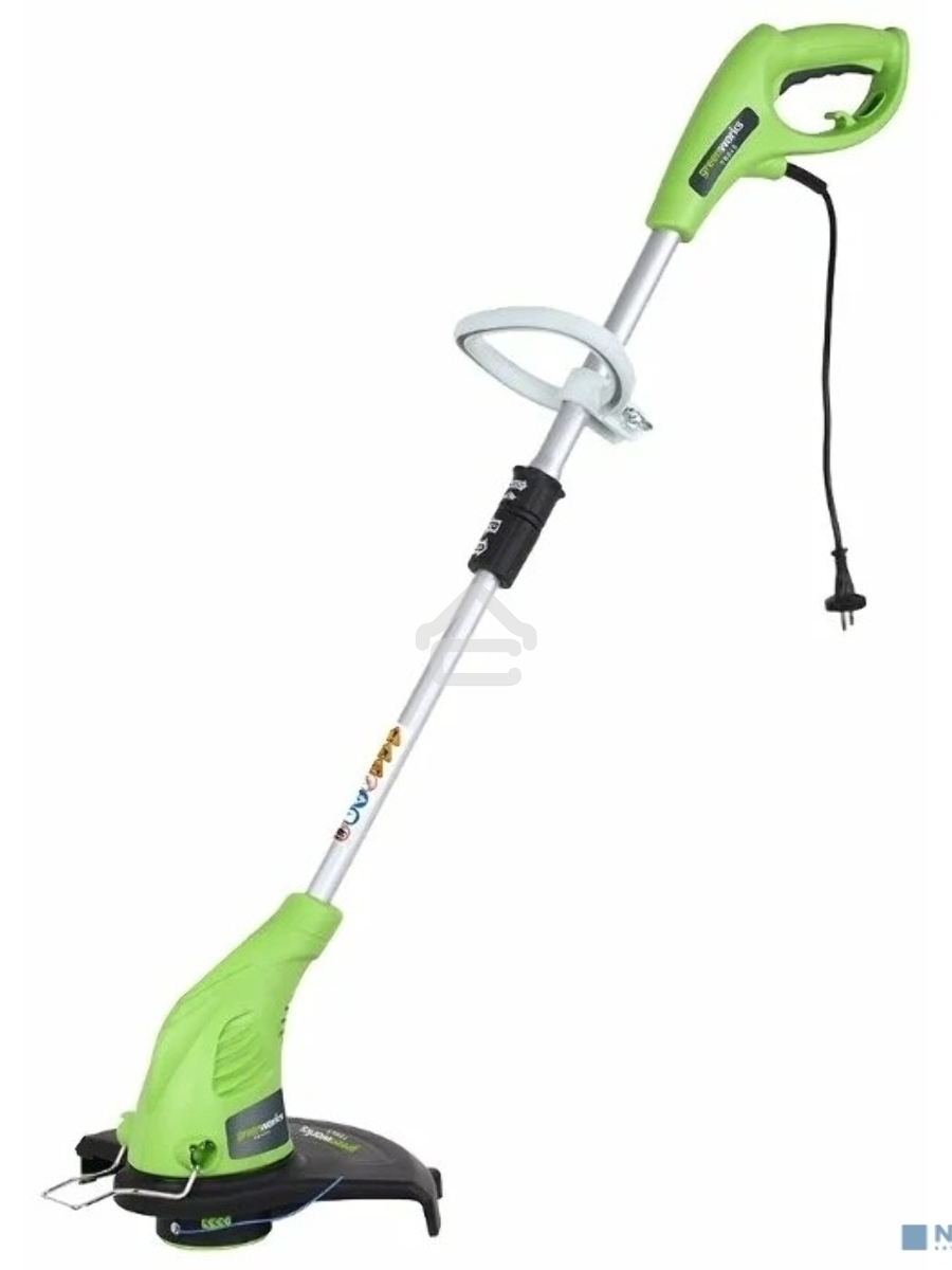 Триммер электрический GREENWORKS GST5033 21217 нижний двигатель 500Вт леска 1.6мм 33см