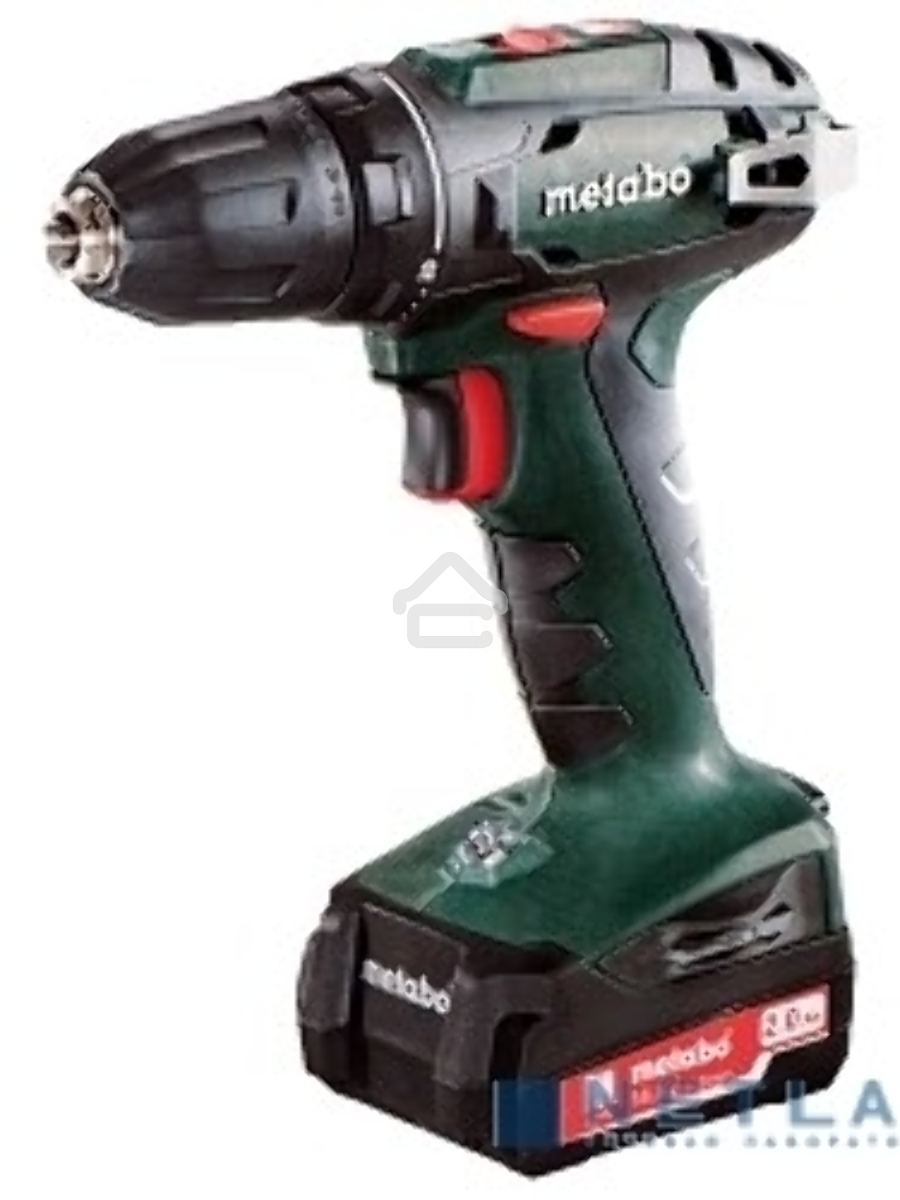 Дрель-шуруповерт Metabo BS 14.4 Li 602206540, Аккумуляторный, 14,4В, 2 АКБ, Кейс