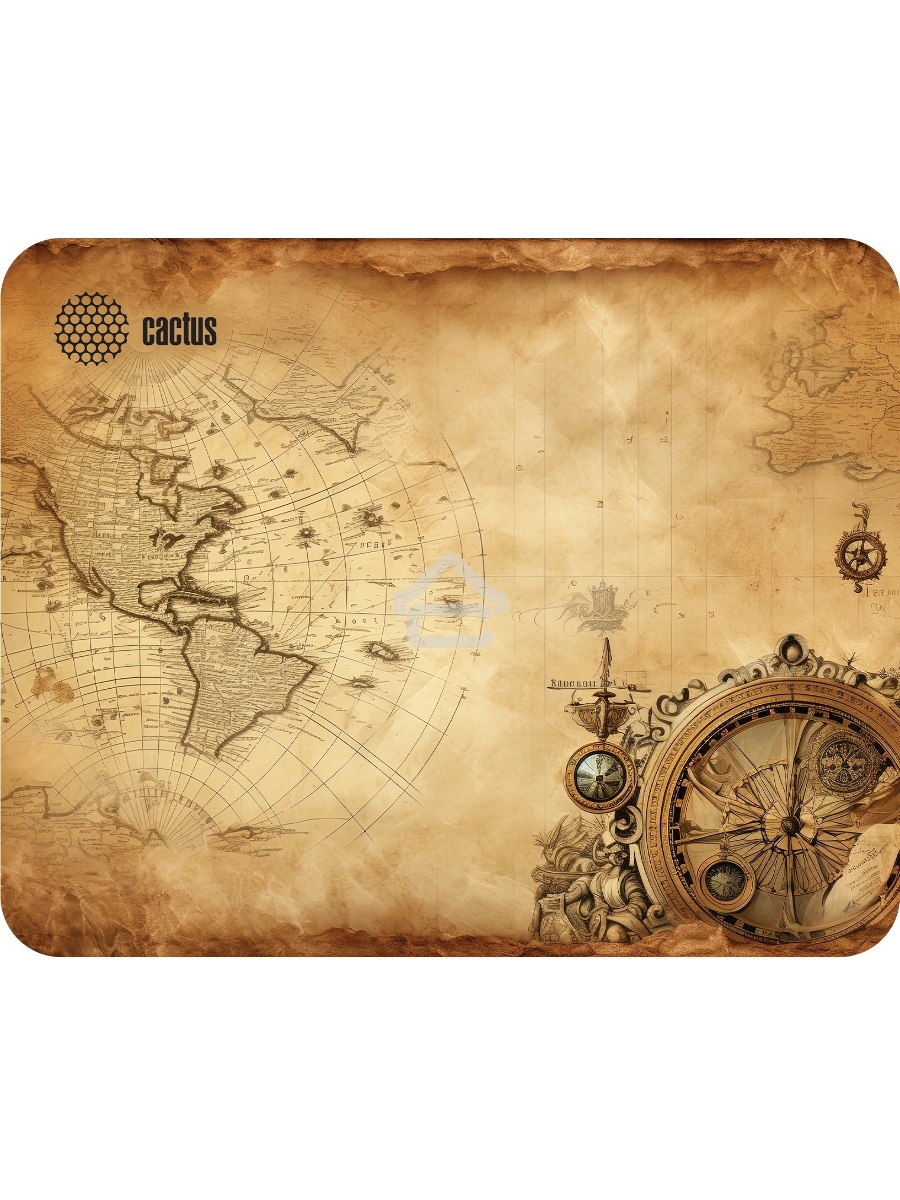 Коврик для мыши Cactus Vintage map 250x200x3мм (CS-MP-D10S)