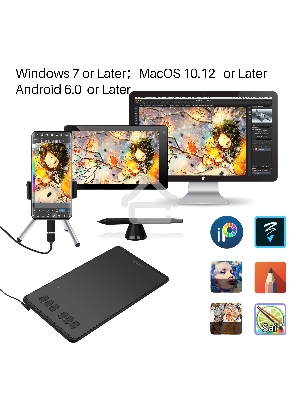 Графический планшет Huion INSPIROY H640P