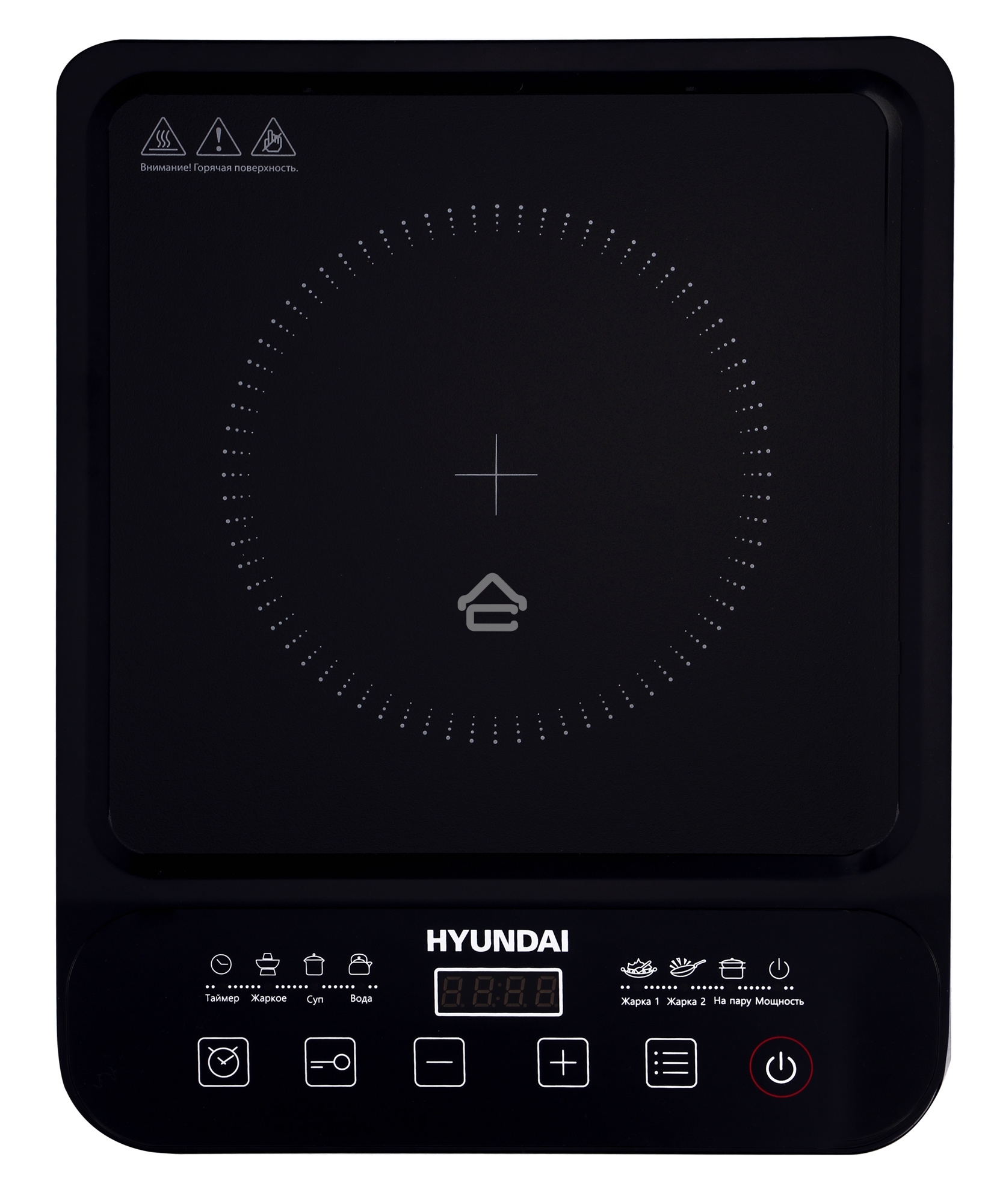 Плита настольная индукционная Hyundai HYC-0106 черный стеклокерамика