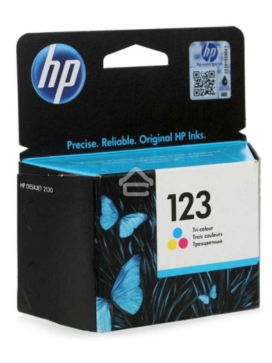 Картридж струйный HP 123 F6V16AE многоцветный, 100 стр., для HP DJ 2130