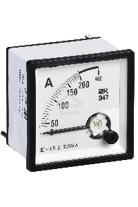 Амперметр Э47 72х72мм 200/5А кл. точн. 1.5 ИЭК IPA10-6-0200-E