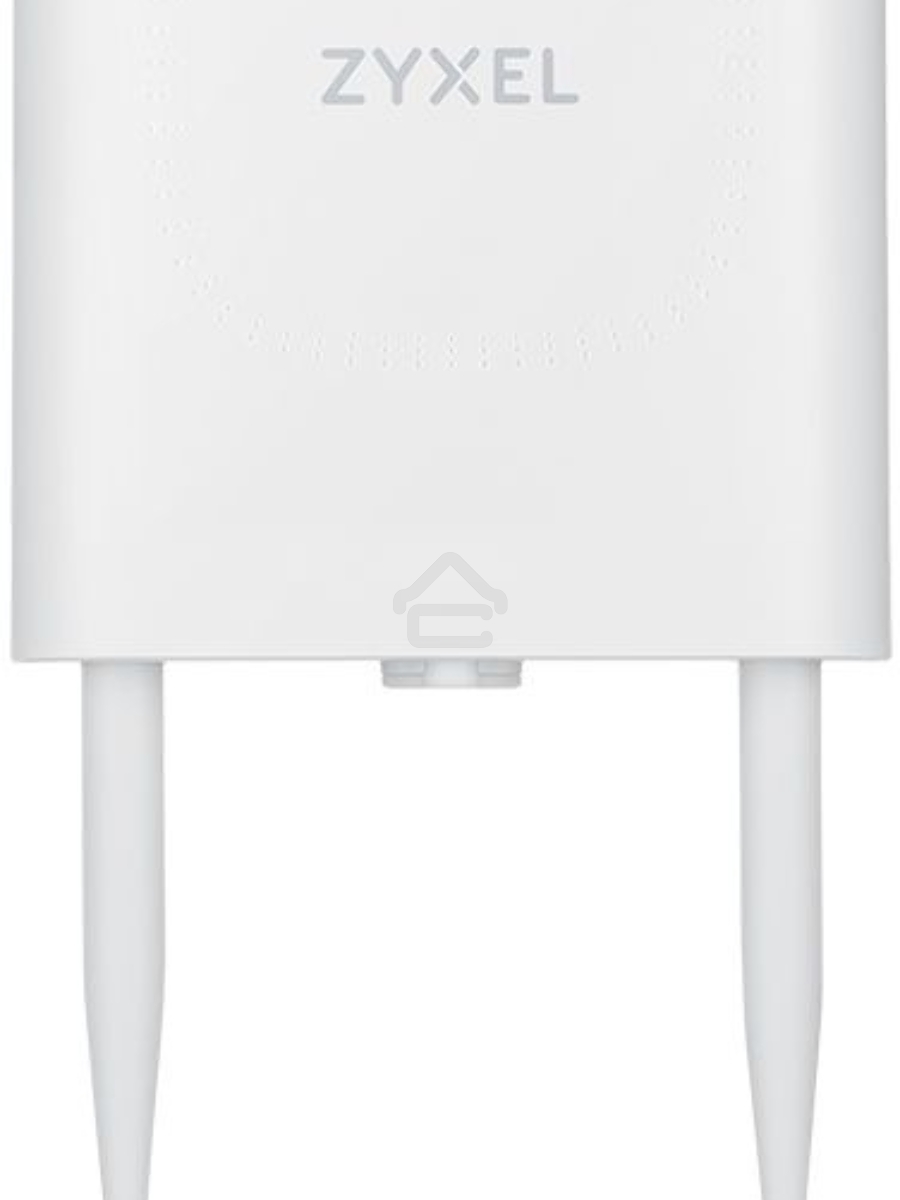 Гибридная уличная точка доступа Zyxel NebulaFlex NWA55AXE, 802.11a/b/g/n/ac/ax (2,4 и 5 ГГц), внешние антенны 2x2 (в комплекте), до 575+1200 Мбит/с, 1xLAN GE, защита от 4G/5G, без поддержки Captive po