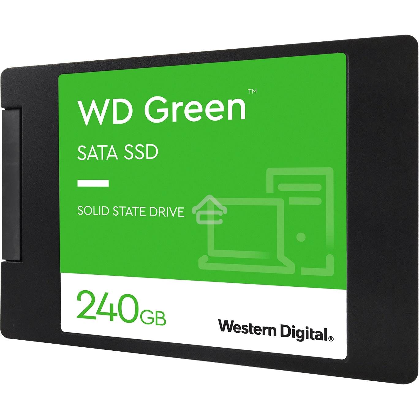 Накопитель SSD WD Green WDS240G3G0A, 240Gb, SATA III, 2.5