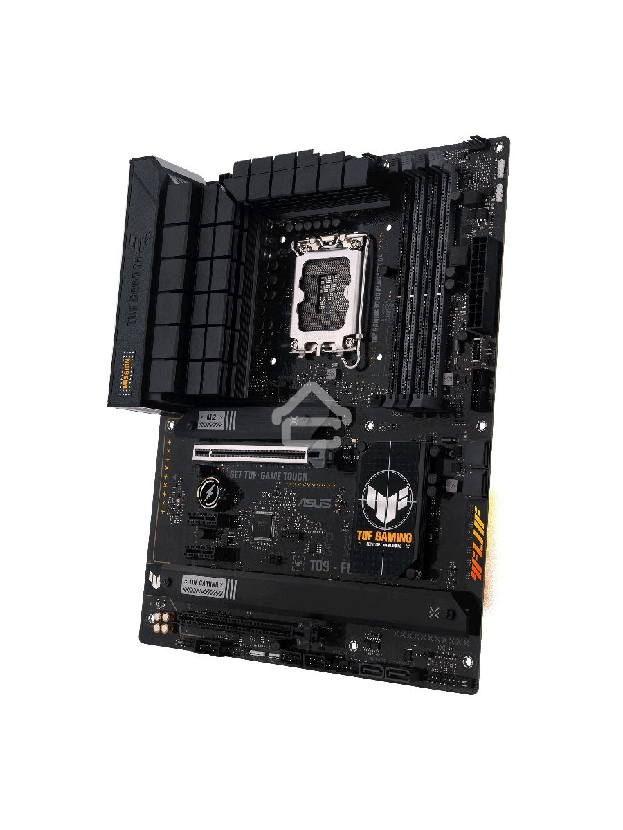 Материнская плата ASUS TUF GAMING B760-PLUS WIFI D4, LGA 1700, Intel B760, 4xDDR4, 4xSATA, 3xM.2, 1xPCI-E 5.0 x16, 1xPCI-E 3.0 x4, 1xUSB-A 3.2 Gen 2, 3xUSB-A 3.2 Gen 1, 1xUSB-C 3.2 Gen 2x2, 1x2.5Gb LAN, 5x3.5 мм, 7.1, Wi-Fi 6, Bluetooth 5.2, Standard-ATX