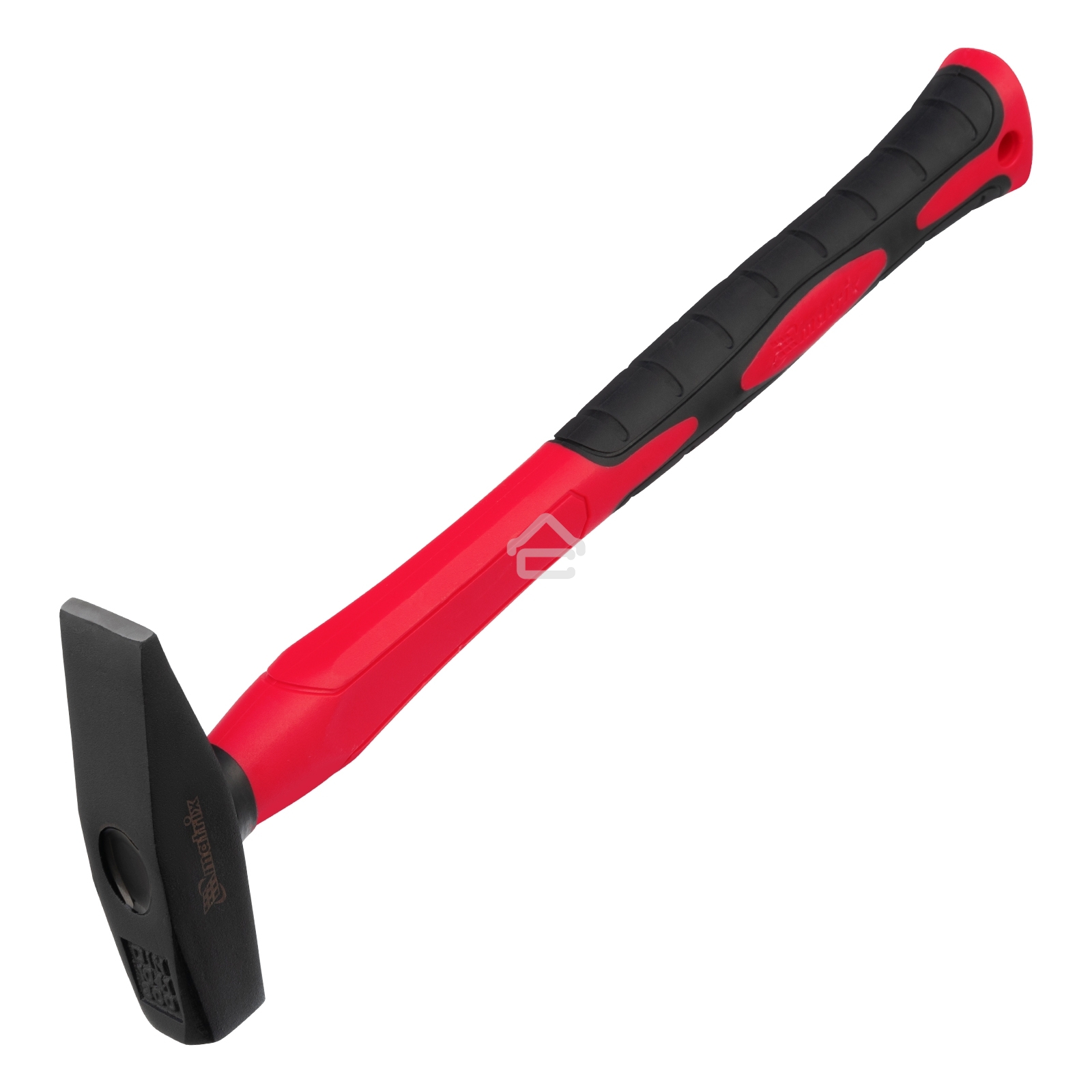 Молоток слесарный Matrix ''optimal'', 300 г, фибергласовая обрезиненная рукоятка, квадратный боек