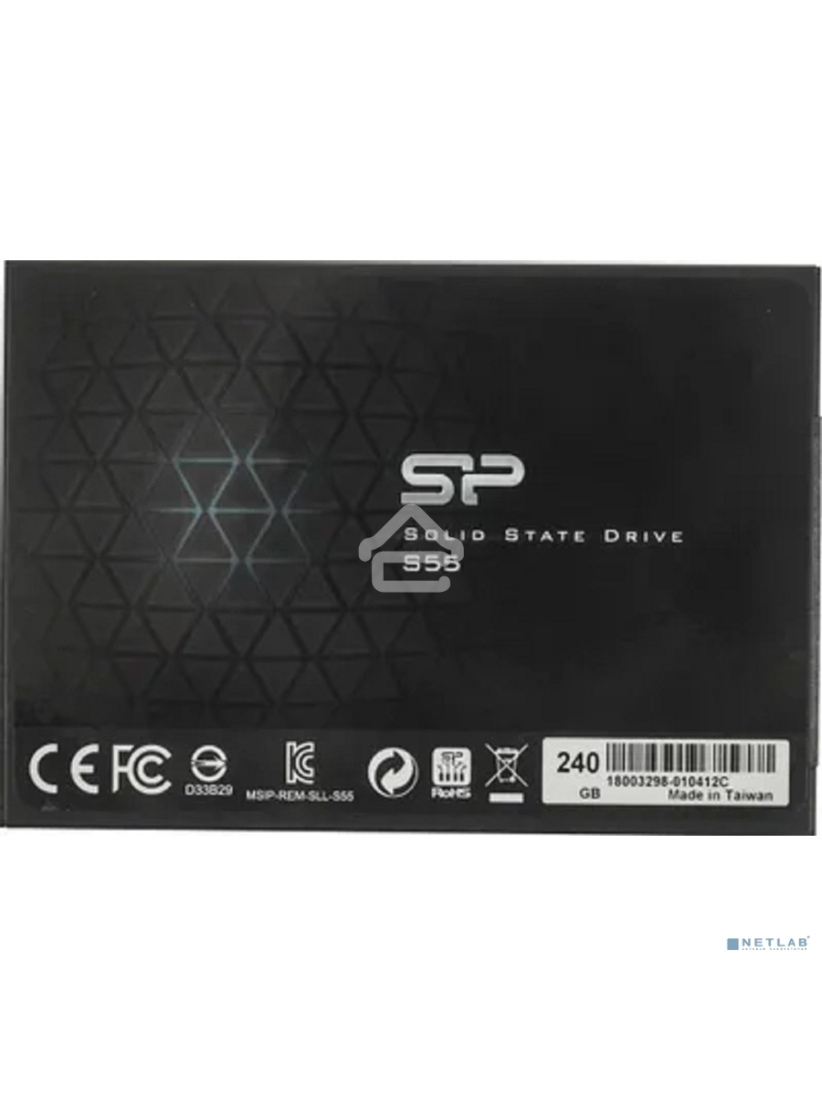 Накопитель SSD SiliconPower Slim S55, 240Gb, SATA, 2.5