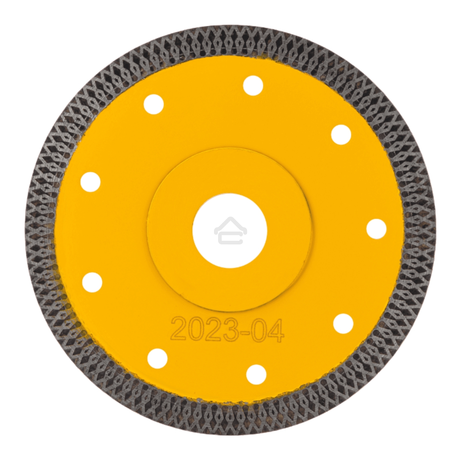 Диск алмазный отрезной Denzel 125 х 22,2мм, сплошной, супертонкий, горячий пресс, сухой/мокрый рез