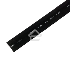 Термоусаживаемая трубка Rexant 15,0/7,5 мм, черная, упаковка 50 шт. по 1 м