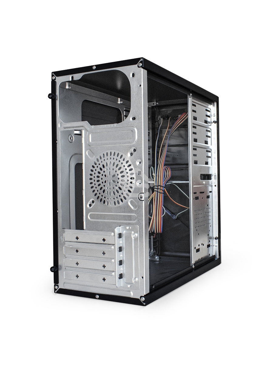 Компьютерный корпус Exegate EX284022RUS Minitower BA-201 Black, mATX, <без БП>, 2*USB, Audio