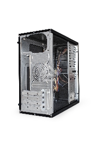 Компьютерный корпус Exegate EX284022RUS Minitower BA-201 Black, mATX, <без БП>, 2*USB, Audio
