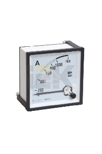 Амперметр Э47 72х72мм 200/5А кл. точн. 1.5 ИЭК IPA10-6-0200-E