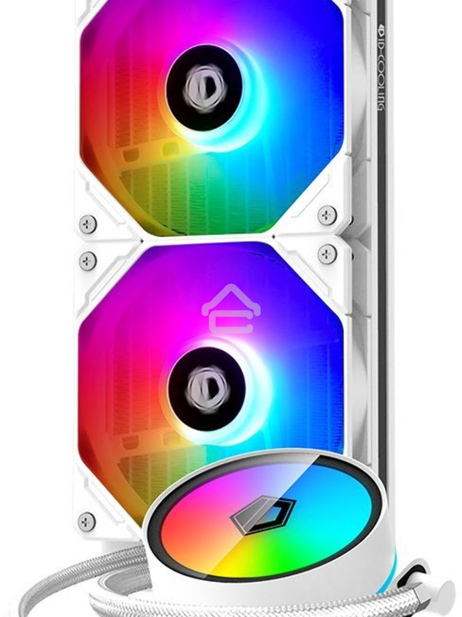 Комплект водяного охлаждения ID-Cooling ZOOMFLOW_240XT_SNOW белый 120мм алюминий+медь 1500rpm 26.4db 4-pin 250W