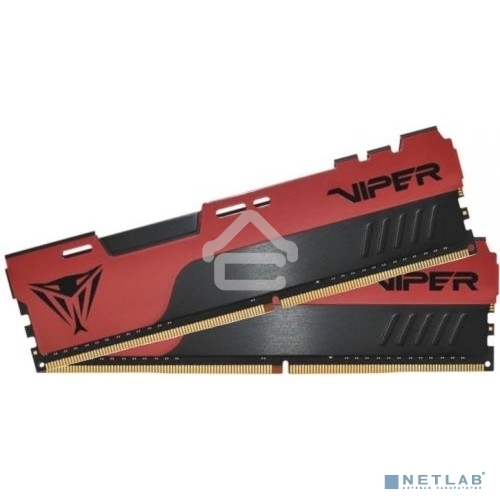 Оперативная память Patriot Viper Elite II, DDR4, 64GB (2x32 GB), 3200 MHz, CL18, DIMM, радиатор, красный/черный