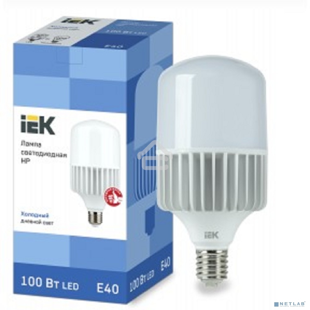 Лампа светодиодная IEK LLE-HP-100-230-65-E40 HP 100Вт 230В 6500К E40