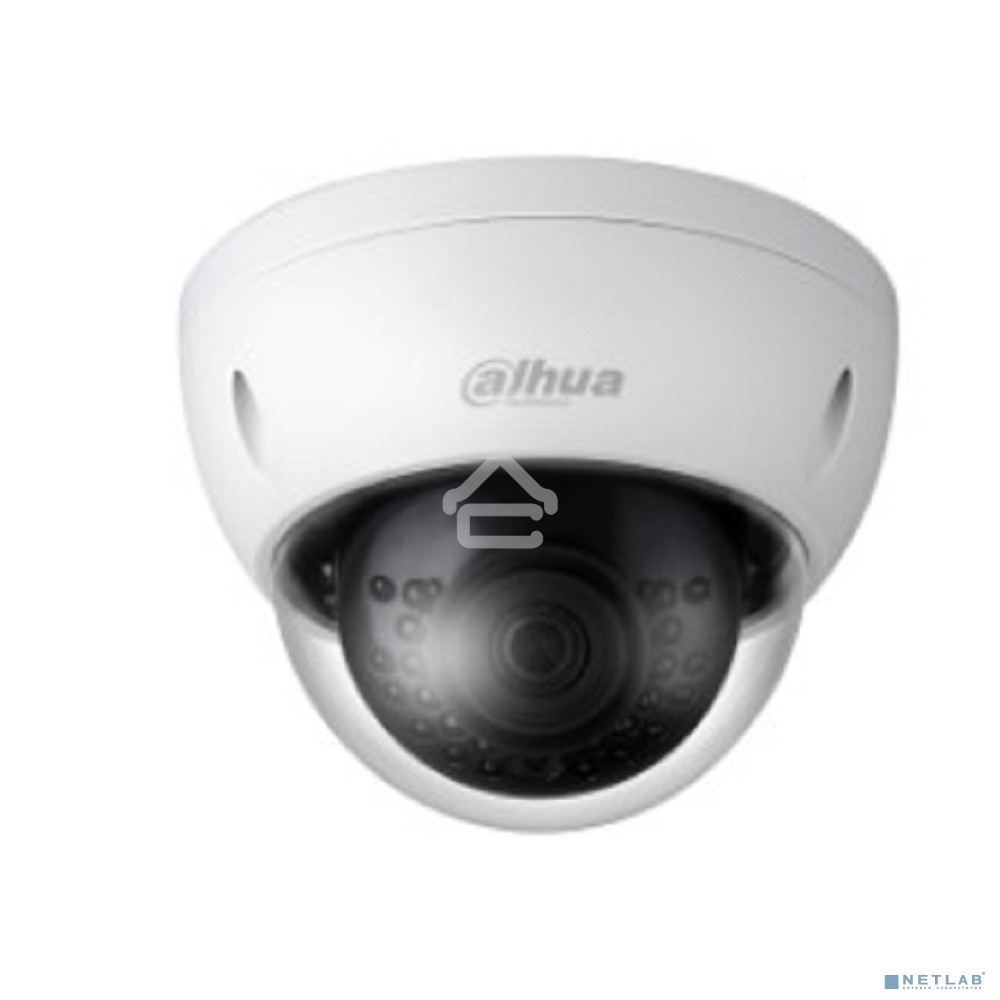Уличная купольная IP-видеокамера DAHUA 2Мп; 1/2.8” CMOS; объектив 2.8мм; механический ИК-фильтр; чувствительность 0.01лк@F2.0; сжатие: H.265+, H.265, H.264+, H.264, MJPEG; 2 потока до 2Мп@25к/с; ИК-по
