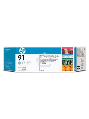 Картридж струйный HP 91 C9470A Pigment (775 мл) светло-голубой для DJ Z6100