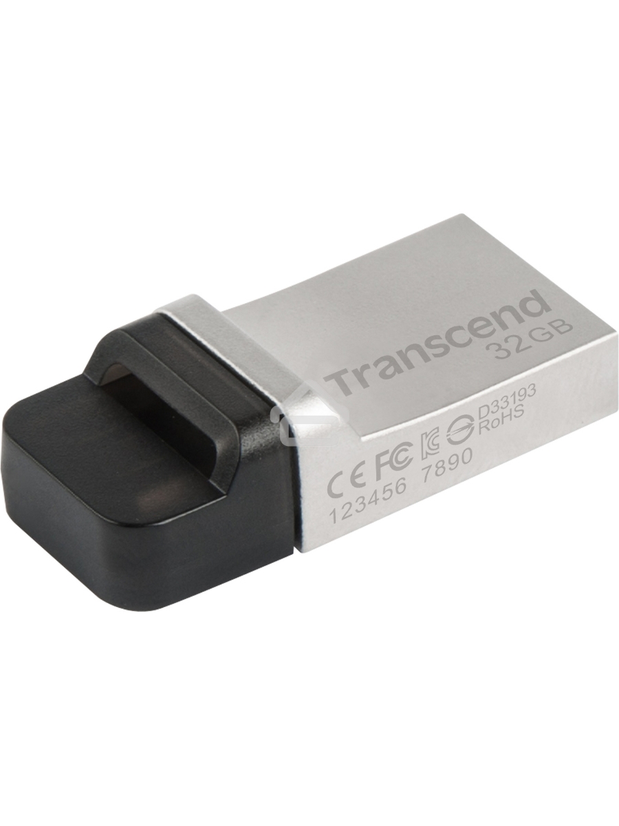Флеш диск Transcend 32GB JetFlash 880, USB 3.0 OTG ,Металл