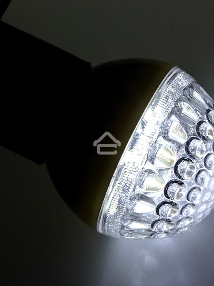 Лампа шар e27 9 LED  Ø50мм белая