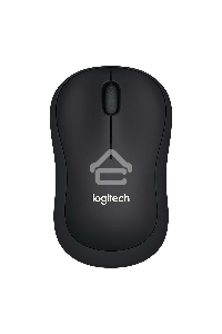 Мышь беспроводная Logitech M220 SILENT черный, 1000 dpi, радиоканал, USB, кнопки - 3
