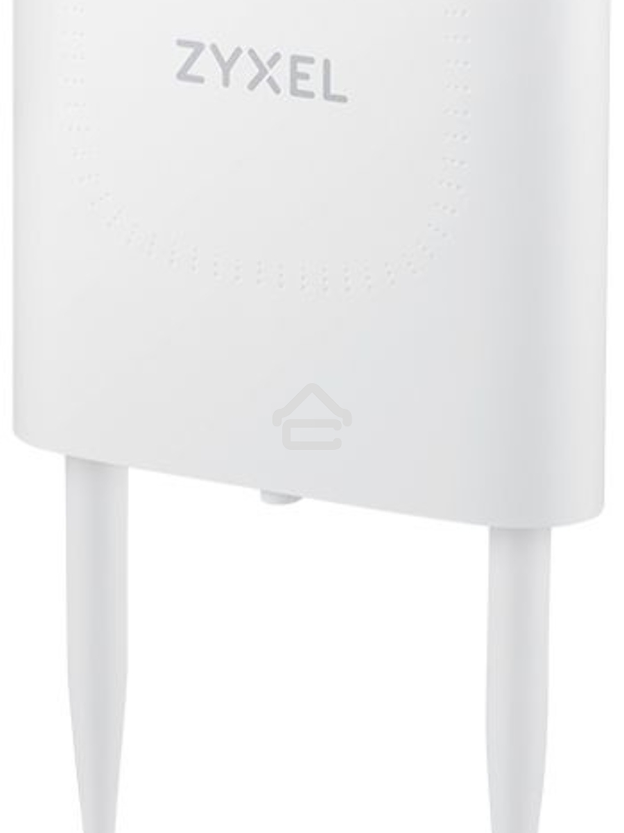 Гибридная уличная точка доступа Zyxel NebulaFlex NWA55AXE, 802.11a/b/g/n/ac/ax (2,4 и 5 ГГц), внешние антенны 2x2 (в комплекте), до 575+1200 Мбит/с, 1xLAN GE, защита от 4G/5G, без поддержки Captive po