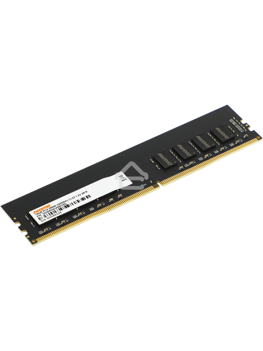 Оперативная память Digma, DDR4, 16GB (1x16 GB), 3200 MHz, CL22, DIMM