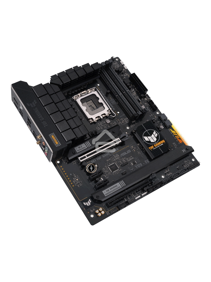 Материнская плата ASUS TUF GAMING B760-PLUS WIFI D4, LGA 1700, Intel B760, 4xDDR4, 4xSATA, 3xM.2, 1xPCI-E 5.0 x16, 1xPCI-E 3.0 x4, 1xUSB-A 3.2 Gen 2, 3xUSB-A 3.2 Gen 1, 1xUSB-C 3.2 Gen 2x2, 1x2.5Gb LAN, 5x3.5 мм, 7.1, Wi-Fi 6, Bluetooth 5.2, Standard-ATX