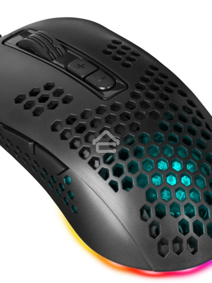 Мышь проводная Defender Shepard GM-620L черный, 12800 dpi, USB, кнопки - 7