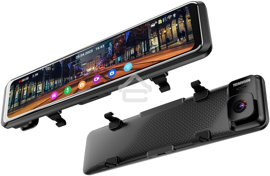 Видеорегистратор TrendVision MR-1100 черный 2Mpix 2160x3840 2160p 150гр. GPS SA 223