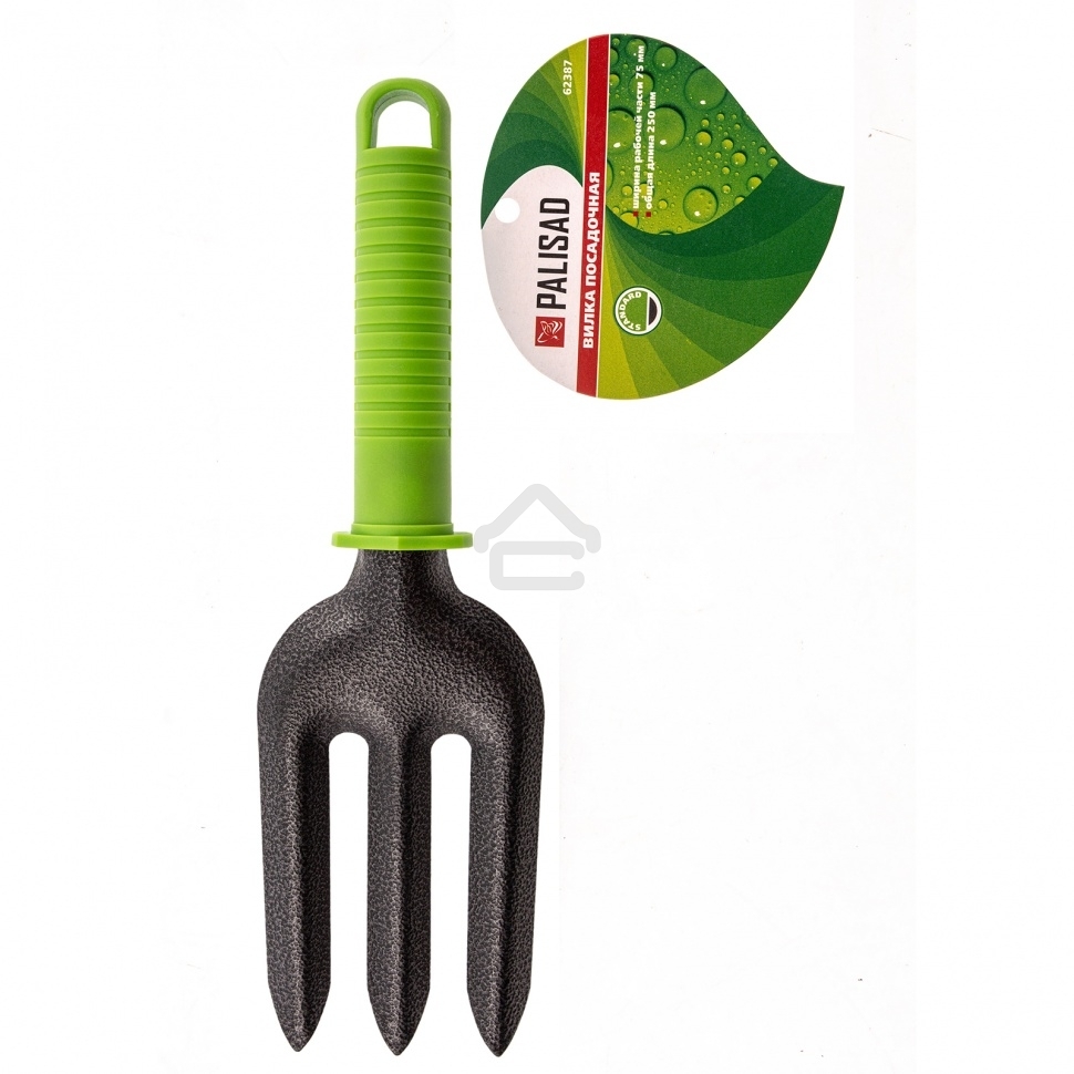 Вилка посадочная Palisad, 75х250 мм, стальная, пластиковая рукоятка